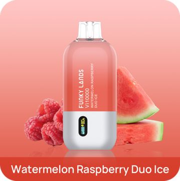 Купить Одноразовый Pod Funky Lands - Арбуз Малина Лед (10000 затяжек)