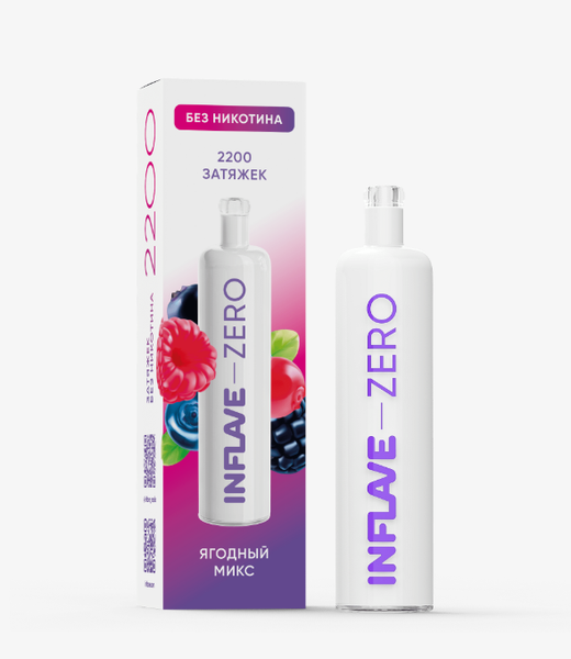 Купить Одноразовый Pod Inflave Zero - Ягодный Микс (2200 затяжек)