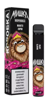 Купить Одноразовый Pod Pride Мишка - Манго-личи (1500 затяжек)