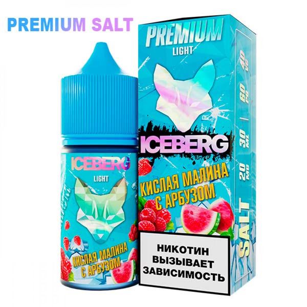 Купить Жидкость Iceberg Ice Legend Salt - Кислая Малина с Арбузом 30 мл