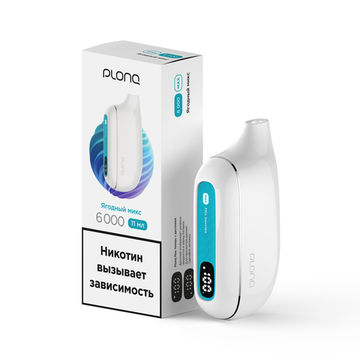 Купить Одноразовый Pod Plonq Plus Max - Ягодный микс (6000 затяжек)