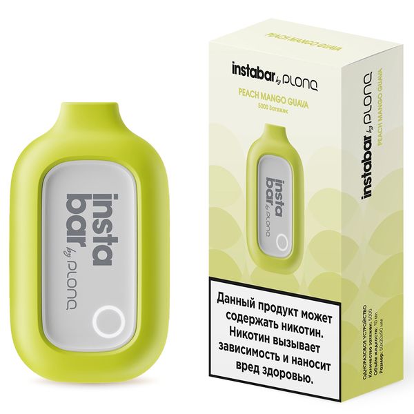 Купить Одноразовый Pod Plonq instaBar - Персик Манго Гуава (5000 затяжек)
