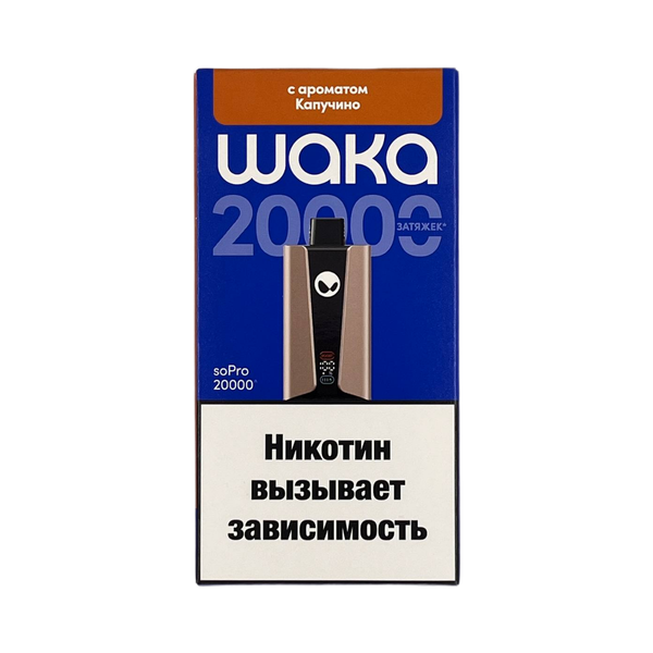 Купить Одноразовый Pod WAKA soPro - Капучино (20000 затяжек)