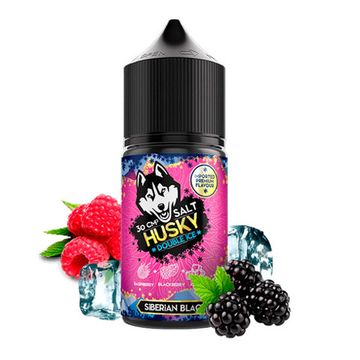Купить Жидкость Husky Import Double Ice Salt 30 мл - Siberian Black (20 мг)