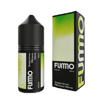 Купить Жидкость Fummo Aqua Salt 30 мл - Энергетик Яблоко Мята (20 мг)
