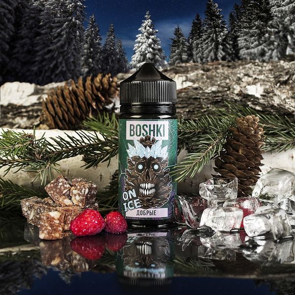 Купить Жидкость для электронной сигареты Boshki - Добрые On Ice