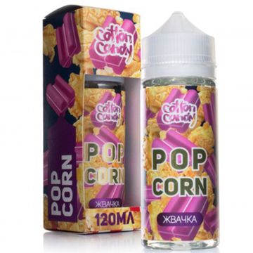 Купить Жидкость Cotton Candy Popcorn - Жвачка 120 мл