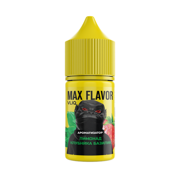 Купить Ароматизатор VLIQ Max Flavor 14 мл - Лимонад Клубника Базилик