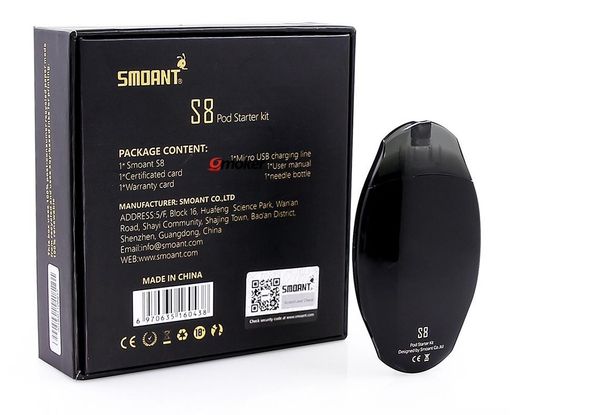 Цена на Набор Smoant S8 Pod Starter Kit черный Купить Набор Smoant S8 Pod Starter Kit черный