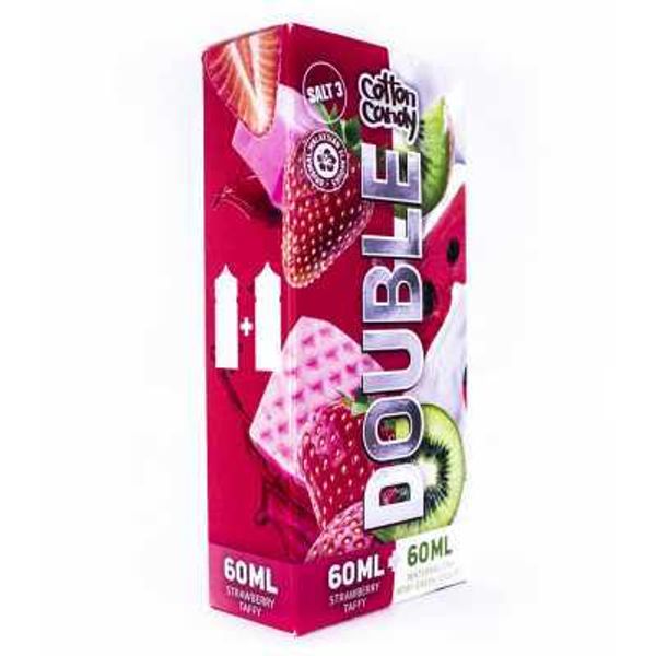 Купить Жидкость Cotton Candy DOUBLE - Strawberry taffy + Watermelon-Kiwi Greek yogurt (2*60 мл)