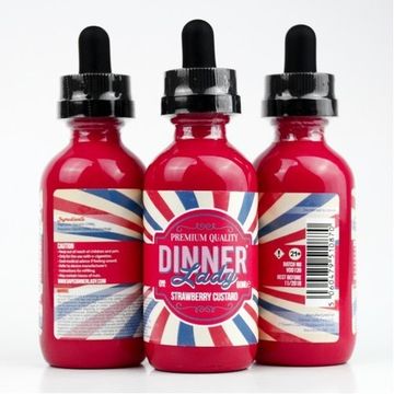 Купить Жижа Dinner Lady Strawberry Custard