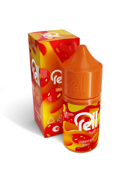 Купить Жидкость Rell Orange 28 мл - Strawberry Donut (0 мг)