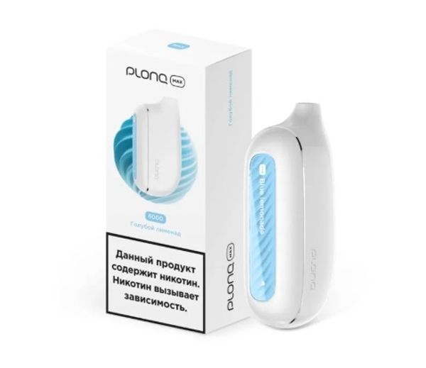 Купить Одноразовый Pod Plonq Plus Max - Голубой Лимонад (6000 затяжек)
