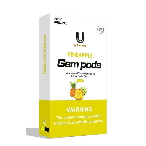 Цена на Картриджи для Juul - Gem Pods - Pineapple 6,0% (4 шт) Купить Картриджи для Juul - Gem Pods - Pineapple 6,0% (4 шт)