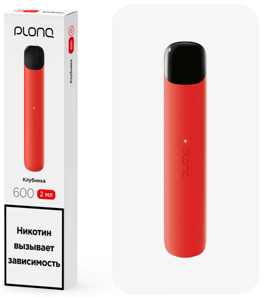 Купить Одноразовый Pod Plonq Alpha - Клубника (600 затяжек)