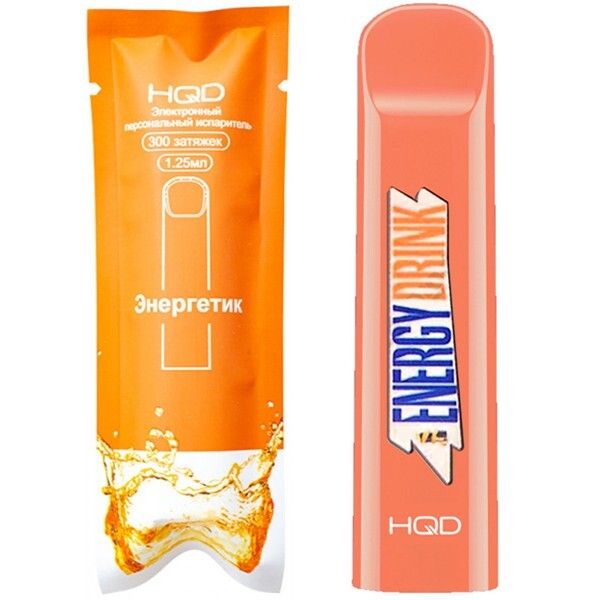Купить Одноразовый Pod HQD Cuvie - Energy Drink (300 затяжек)