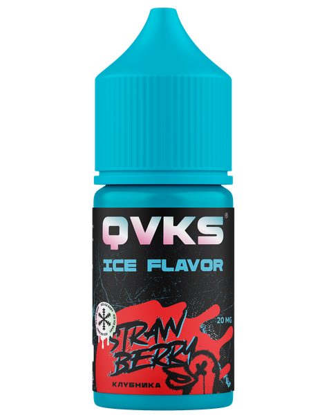 Купить Ароматизатор QVKS Ice 13мл - Клубника
