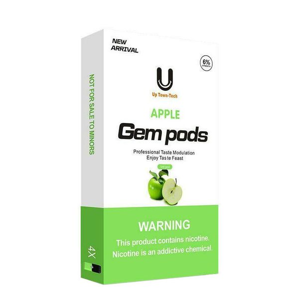 Цена на Картриджи для Juul - Gem Pods - Apple 6,0% (4 шт) Купить Картриджи для Juul - Gem Pods - Apple 6,0% (4 шт)