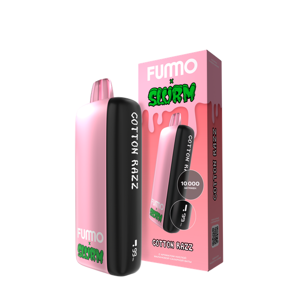 Купить Одноразовый Pod Slurm x Fummo - Cotton Razz (10000 затяжек)