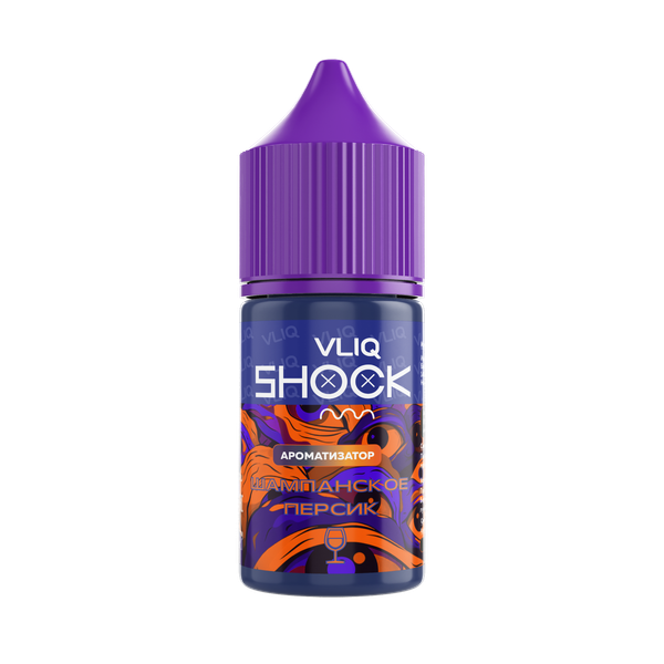 Купить Ароматизатор VLIQ Shock 14 мл - Шампанское Персик