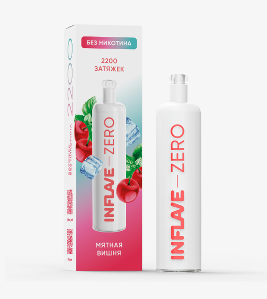Купить Одноразовый Pod Inflave Zero - Мятная Вишня (2200 затяжек)