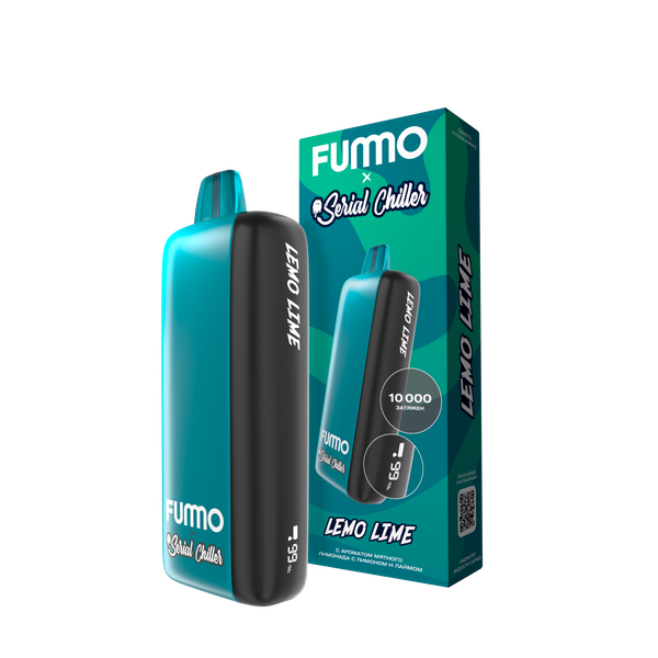 Купить Одноразовый Pod Serial Chiller x Fummo - LemoLime (10000 затяжек)