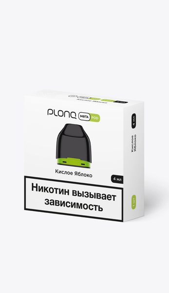 Купить Картридж Plonq Prefilled Meta Pod 4 мл - Кислое Яблоко