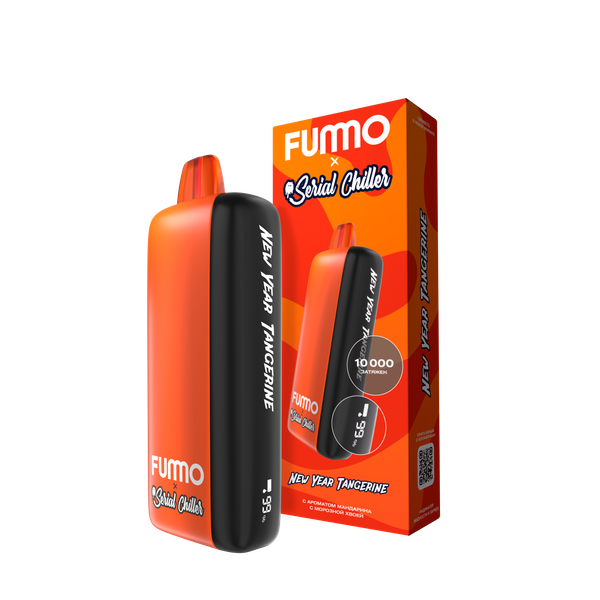 Купить Одноразовый Pod Serial Chiller x Fummo - New Year Tangerine (10000 затяжек)