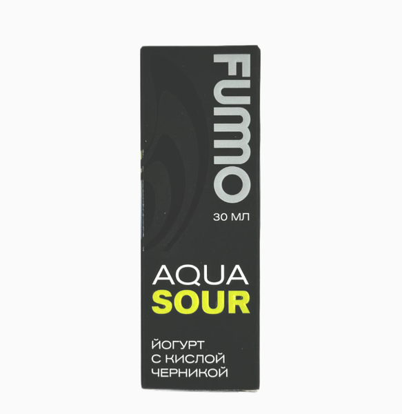 Купить Жидкость Fummo Aqua Sour Salt 30 мл - Йогурт с Кислой Черникой (20 мг)